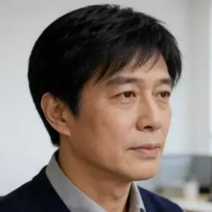 남성용 인모 통가발 어르신 숏컷 무대용 자연가발