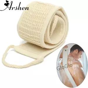 Arshen Natural Soft 엑스 폴리 에이 팅 수세미 목욕 샤워 남여 마사지 스파 스크러버 스폰지 백 스트랩