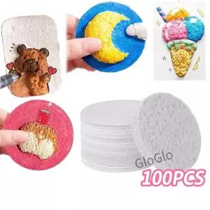 를 위한 3D 매직 푸피 폼 텍스처 페인팅 페이퍼 DIY 잉 아트 교육용 공예 스펀지 캔버스 보드 수공예