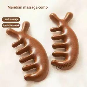 돌고래 마사지 빗 머리 관리 샌달우드 경락 스크래핑 와이드 티스