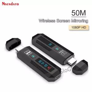 5G 50M 무선 HD 송수신기 1080P 송신기 비디오 오디오 확장기 노트북 TV 모니터 PC용