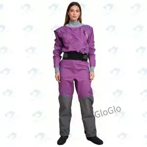 Drysuit 여성용 야외 수상 스포츠 장비 고무 목 커버 슬리브 밀폐 지퍼 방수