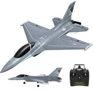 볼란텍스RC F16 팔코 2.4G 6축 4채널 비행기 원키 곡예 고정익 RTF 전투기 (X-파일럿 스태빌라이저 시스템