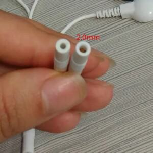 TENS 기계  기구 변환 라인 전도성 장갑, 전극 리드 와이어, DC 헤드 2.0mm 케이블 스냅 3.5mm, 10 개