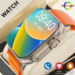 LAXASFIT Smartwatch Bluetooth Talk Smartwatch 메시지 경고 심박수 모니터 안드로이드 IOS 남성 여성을위한 스포츠 시계