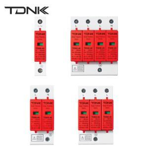 TDNK 가정용 및 산업용 SPD 서지 보호기 AC 1P 2P 3P 4P 전압 방지기 10-20KA 20-40KA 30-60KA 옵션 제공