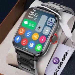 신상 스마트 시계 H9 Pro MAX 2.01 인치 HD 디스플레이 블루투스 통화 메시지 경고 스포츠 모드 GPS Smartwatch 남성 여성 For Andro d OS