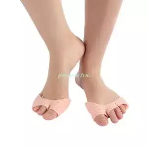 Y88A 발레 실리콘 젤 발가락 캡 쌍 소프트 포인트 댄스 신발 커버