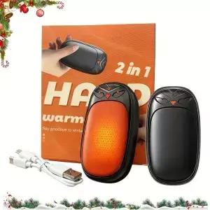 손난로 2000mAh*2 충전식 2팩 전기 히터 크리스마스 야외 사냥 골프 캠핑용