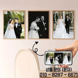 3개 세트 맞춤형 캔버스 인쇄 개인화된 사진 가족 생활 애완동물 풍경 커플 결혼식 홈 데코 포스터 선물에