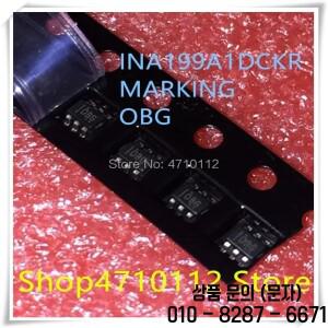 새로운 10 개/몫 INA199A1DCKR 마킹 OBG SC70 6 IC