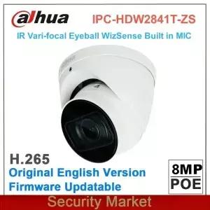 Dahua IPC-HDW2841T-ZS IR 가변 초점 WizSense POE 네트워크 내장 마이크 카메라 8MP 정품