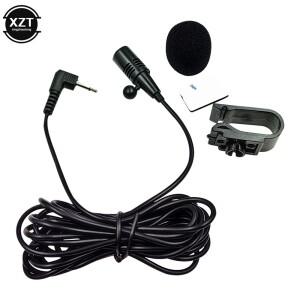 자동차 스티커 마이크 2.5mm 커넥터 플러그 개척자 스테레오 라디오 수신기 브래킷 및 방풍 폼