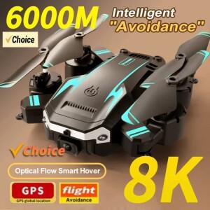 G6 드론 8K GPS 360 ° 공중 듀얼 카메라 브러시리스 접이식 쿼드콥터 5KM 장거리 장애물 회피 촬영용