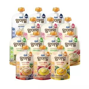 [보리보리/맘마밀]맘마밀 안심밥상&이유식 13종 10팩