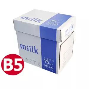 [밀크쉐이크]밀크 B5 복사용지 B5용지 75g 2500매 1박스