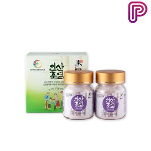 인산죽염 9회 자죽염 고체 분말 60g 2개 세트