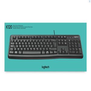 [로지텍] 유선 데스크탑 세트, MK120 NEW [로지텍코리아정품] [블랙/키스킨포함]