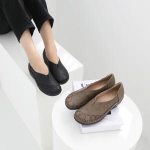 제이슈 지쎄수제화 천연양가죽 케턴 슬립온 4cm