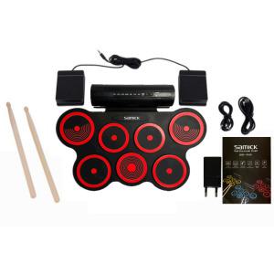 삼익 롤 전자드럼 패드 SERD-1 Plus (레드) /페달/녹음기능/블루투스 연결/편리한 휴대