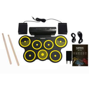 삼익 롤 전자드럼 패드 SERD-1 Plus (옐로우) /페달/녹음기능/블루투스 연결/편리한 휴대