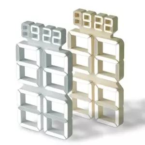 플라이토 버터 3D LED 인테리어 세로형 벽시계
