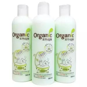 오가닉 고양이샴푸 단모용 500ml 3통