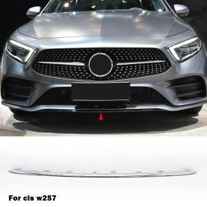 A2578850302 a 메르세데스 벤츠 호환 CLS W257 앞 범퍼 립 크롬  스포일러 디퓨저 액세서리