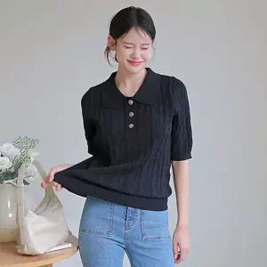 [르포엠][최초가 99,000원][르포엠]마린느 스카시 여름용 하프 슬리브 니트 3종세트