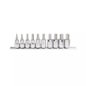 2007593 3/8SQ 6각 비트소켓 세트 BS-310HM 10PCS 복스 렌치 빗트 작업 공구