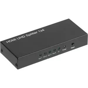 넷메이트 4K 60Hz HDMI2.0 1:4 분배기 NM-HSA14N 유전원 스플리터