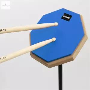 연습용 드럼패드 풀세트 블루 드럼스틱