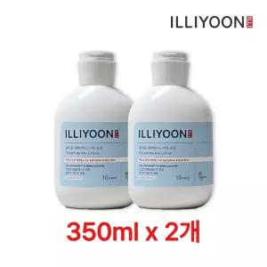 일리윤 세라마이드 아토로션 350mlX2개/속보습/영유아사용/비건인증/피부장벽개선/얼굴바디겸용/저자극로션/촉촉한발림/온가족용