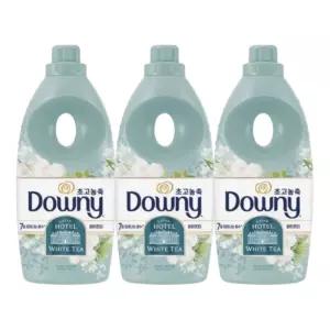 다우니 호텔 컬렉션 화이트 티 초고농축 섬유유연제 본품, 1L, 3개