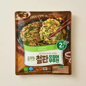 풀무원 브랜드관 철판 오징어부추전_300g