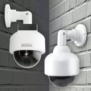 원형 모형CCTV 점멸LED 방범용 가짜CCTV 건전지형 cctv모형 cctv