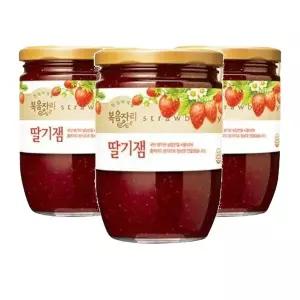 복음자리 딸기잼 디저트 간식 홈카페 브런치 640g 3개