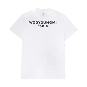 [우영미]우영미 백로고 반팔 티셔츠 화이트 W261TS07701W
