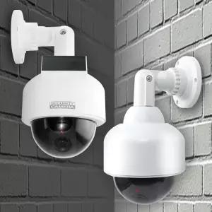 가짜cctv 원형 모형CCTV 점멸LED 방범용 건전지형모형CCTV 가짜CCTV 씨씨티비모