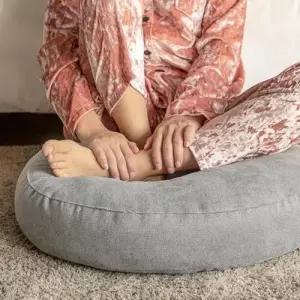 카페 인테리어 의자 좌식 두꺼운 대형 쿠션 원형 방석 WFLI1QI