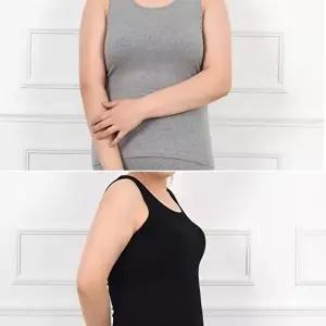 민소매티 기본 디자인 빅사이즈 면스판 여성 특대 런닝