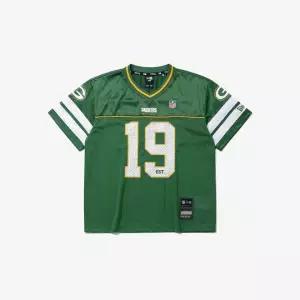 뉴에라 키즈 NFL 그린베이 패커스 팬 웨어 티셔츠 그린 15132098 241589