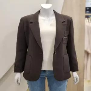 [더아이잗]더아이잗 자수 패치 포켓 싱글 재킷 IM9M0JK79