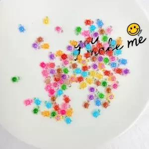 [하프클럽/셀럽하우스]지퍼백 키링 DIY 행운의 초미니 거북이 파츠 100개입