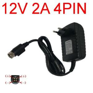 Hikvision 비디오 레코더 용 AC DC 어댑터 12V 2A 4PIN 7804 7808H-SNH CWT KPC-024F DVR NVR 전원 어댑터
