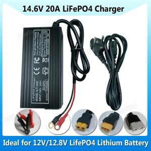 12V 20A 4S 고출력 12.8V/14.6V Lifepo4 충전기 100-240V 리튬인산철 배터리 팩 충전기 20a