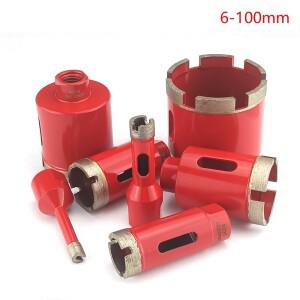 1PC 6-100mm M14 소결 코어 비트 다이아몬드 구멍 톱 석 화강암  타일 전동 공구 용 세라믹 콘크리트 크라