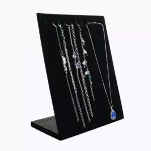 블랙 목걸이 진열대 굿디피 스탠드 20x24cm 악세사리거치대 목걸이거치대