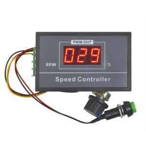 DC 6-60V 12V 24V 36V 48V 30A PWM 모터 속도 조절기 시작/정지 스위치 포함