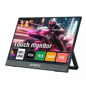 14인치 터치스크린 휴대용 터치 모니터 옵션 가능 게임용 컴퓨터 확장 디스플레이 Xbox PS4/5 스위치
